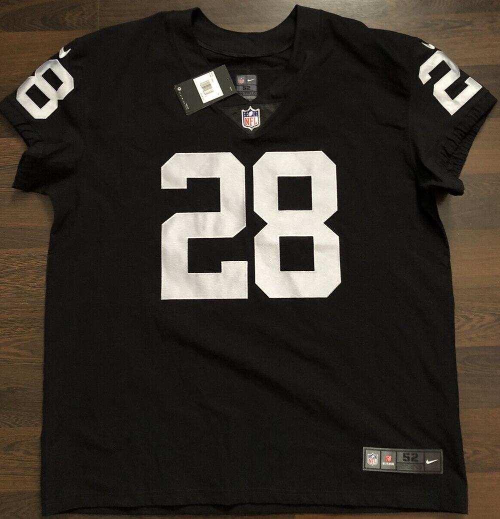 Nike Vegas Raiders On Field Player Jersey Jacobs #28 Size 52 XXL 57NM-OREH.